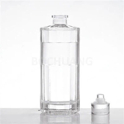 Bouteille de spiritueux en verre de silex